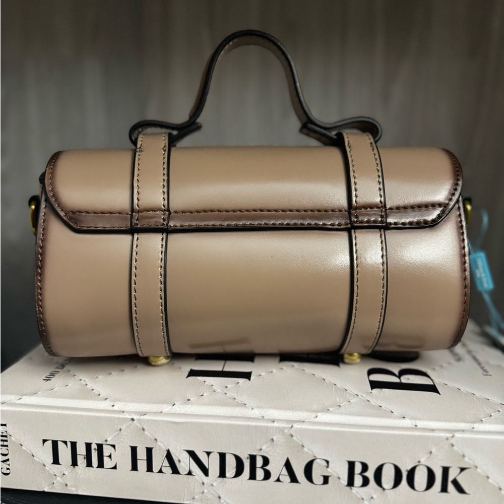 Tiffany & Fred Tan Mini Bag with Gold Accents - Picture 4 of 12